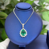 Jadeen Emerald Pendant