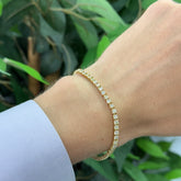 Diamond Gold Bracelet – 14k, 5 Carats