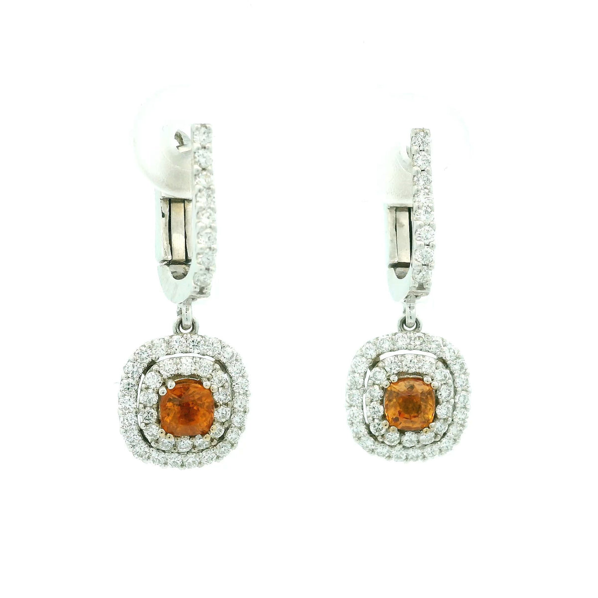 Ladies Diamond Earring White Gold