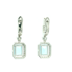 Ladies Diamond Earring White Gold