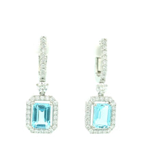 Ladies Diamond Earring White Gold