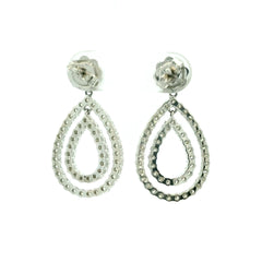 Ladies Diamond Earring White Gold