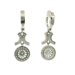 Ladies Diamond Earring White Gold