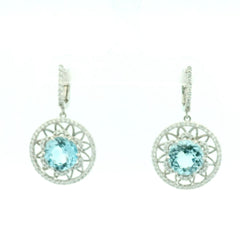 Ladies Diamond Earring White Gold