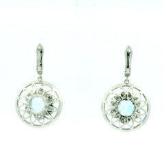 Ladies Diamond Earring White Gold