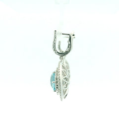 Ladies Diamond Earring White Gold