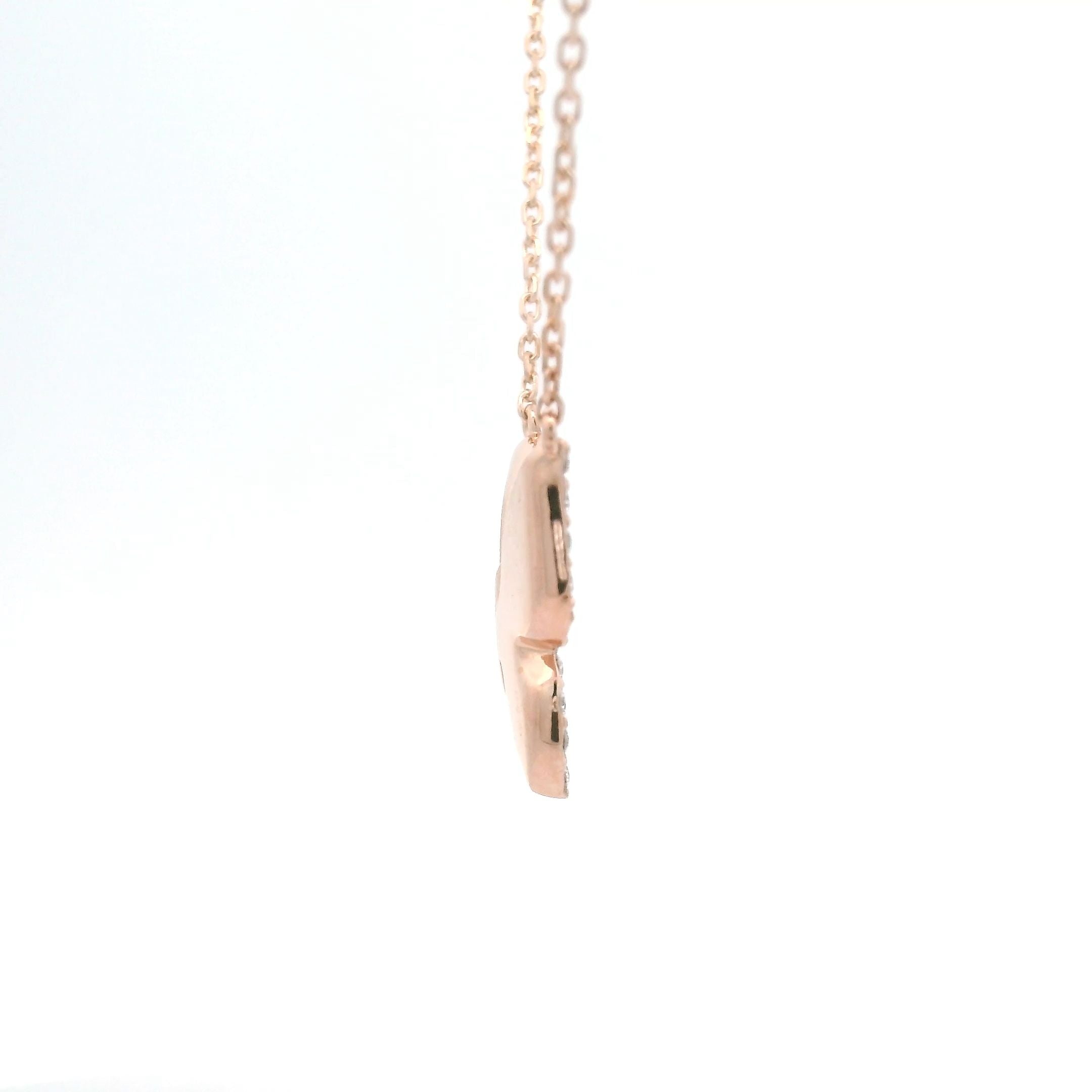 Ladies Pendant Rose Gold