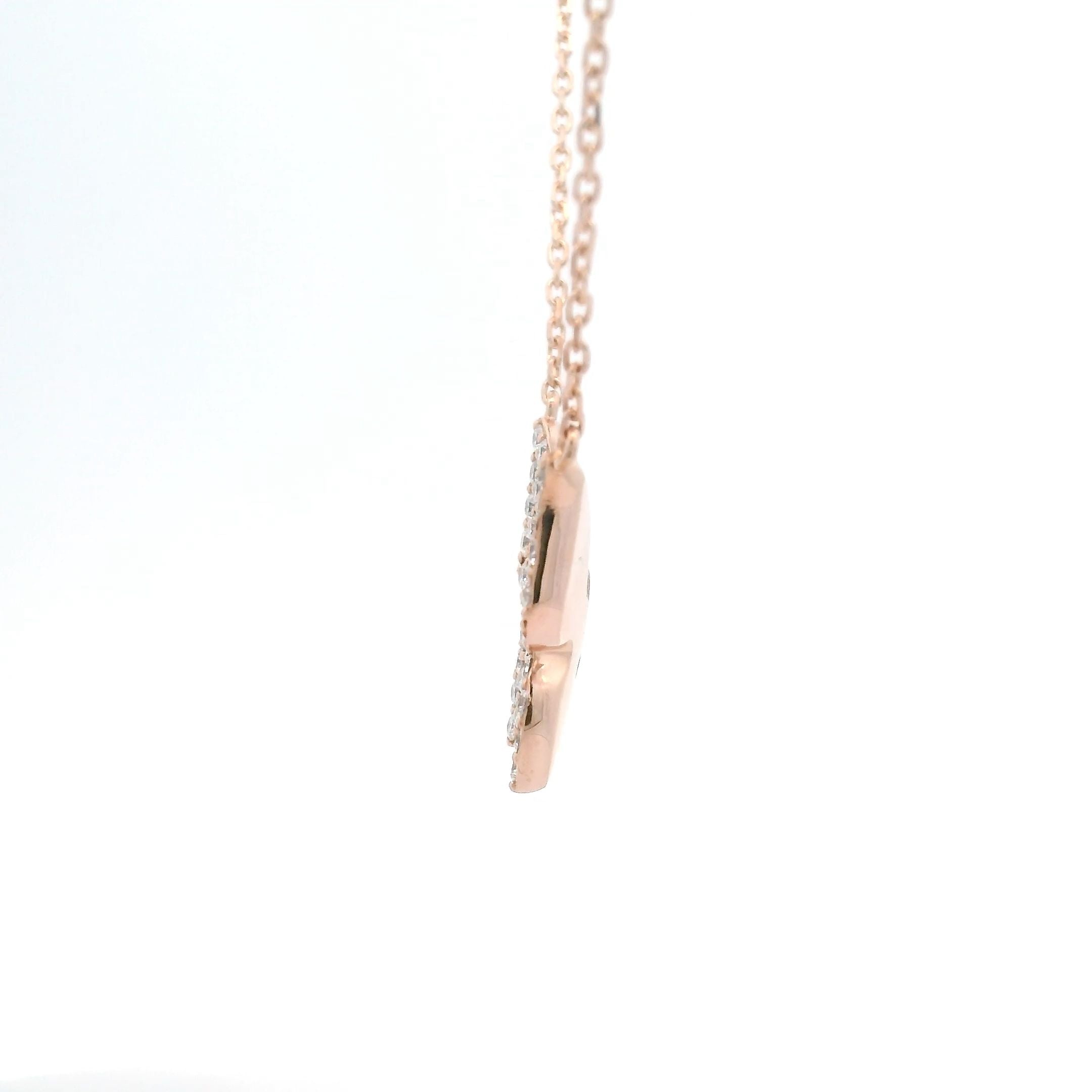 Ladies Pendant Rose Gold